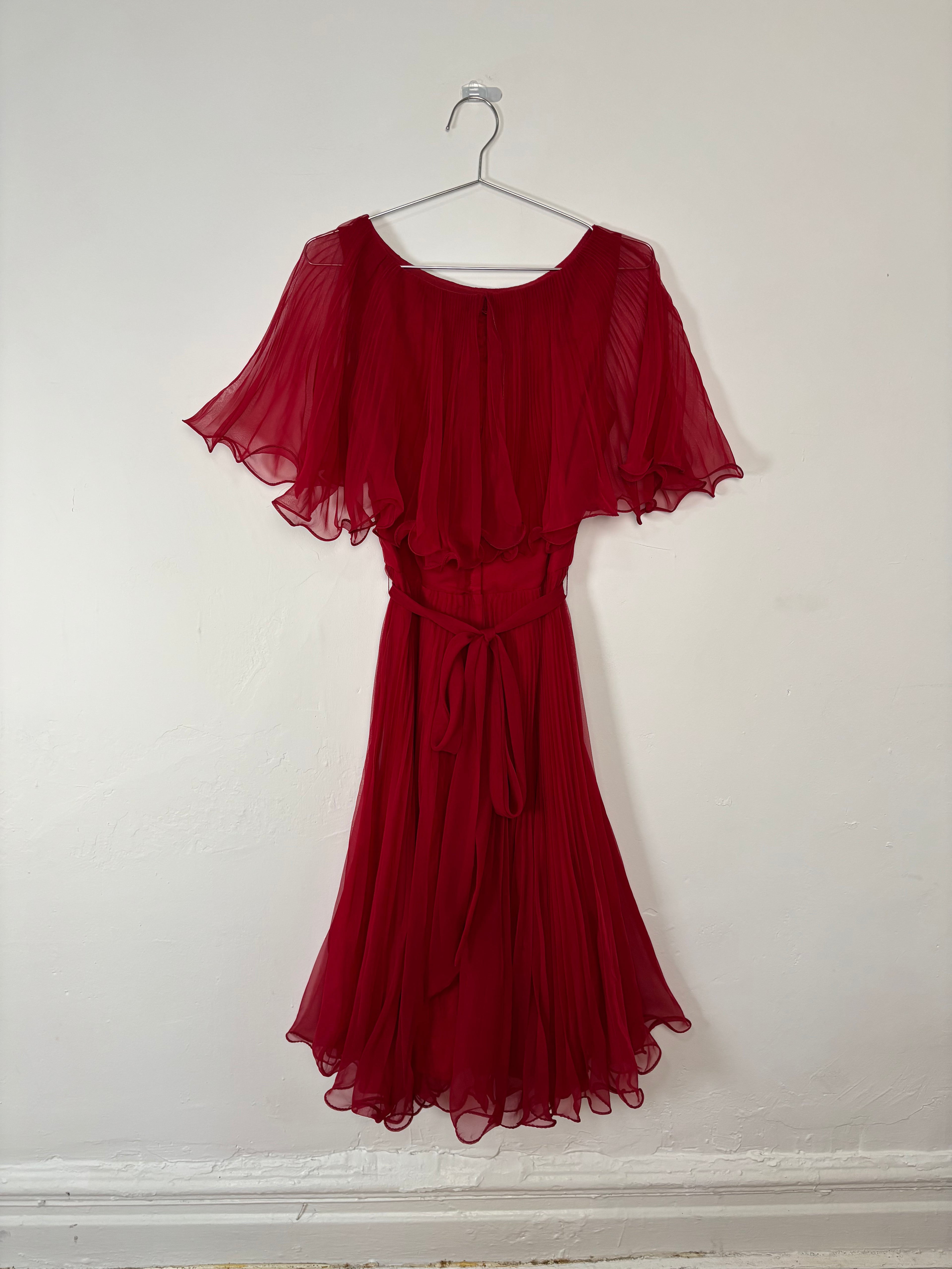 70s red dress 60s/70s Dress in Red Polka Dots Better Dresses Vintage