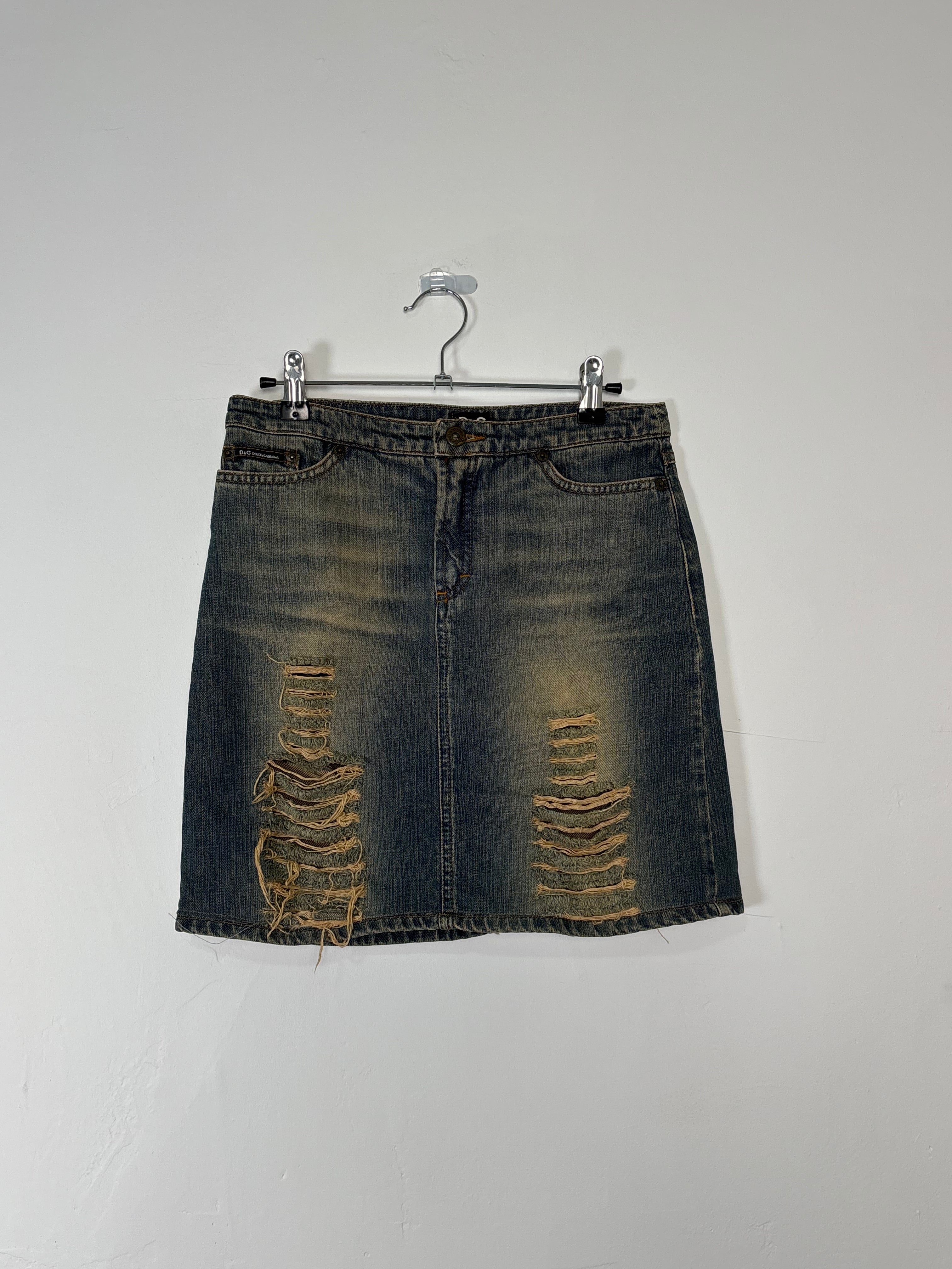D&G Distressed Skirt