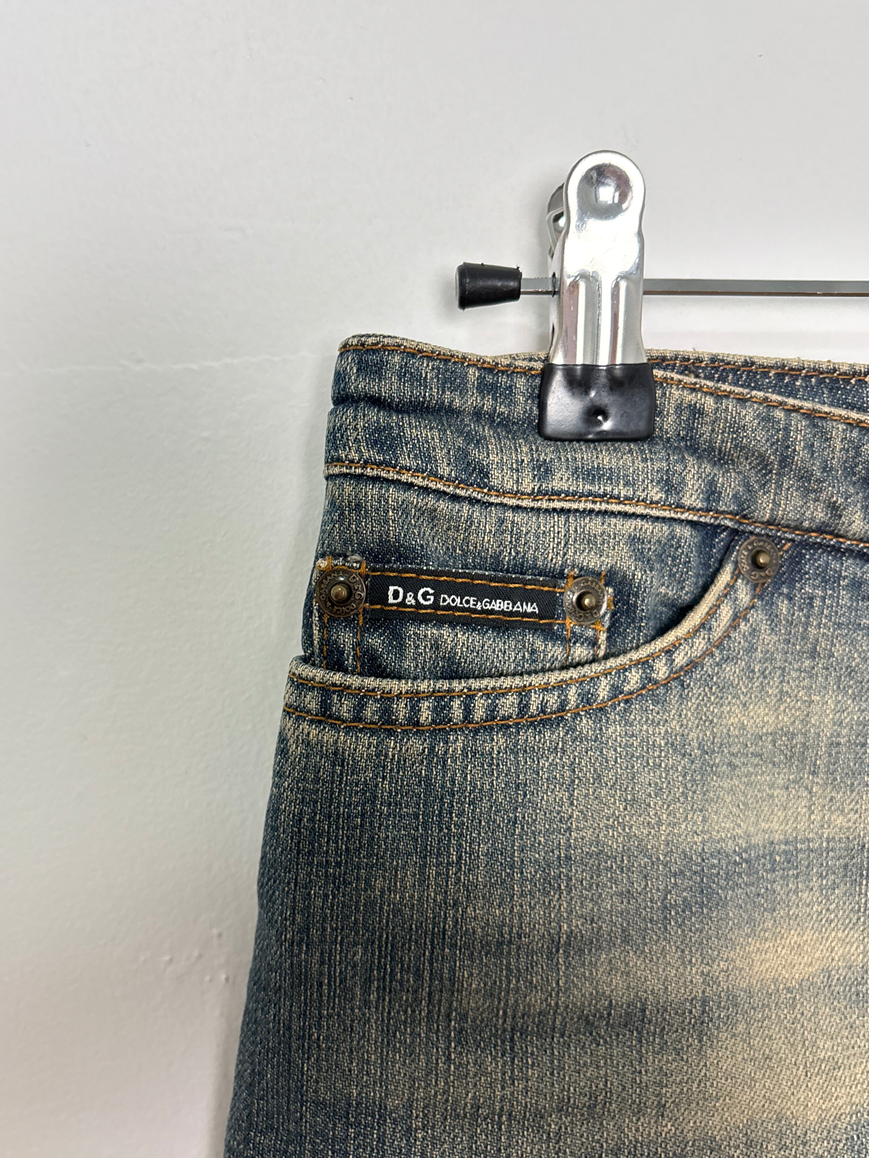 D&G Distressed Skirt