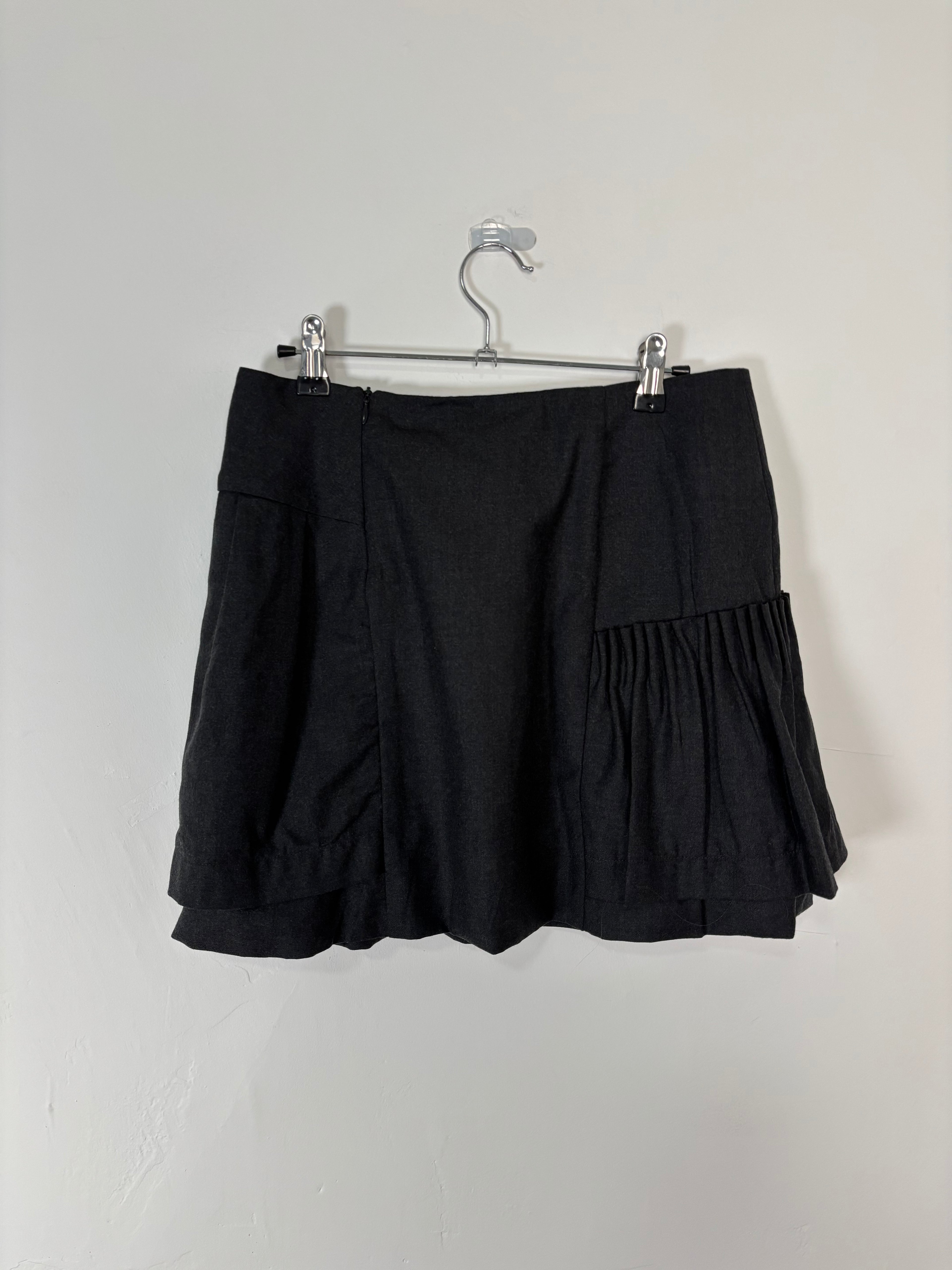 Miu Miu Wool Gray Skirt
