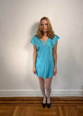 Vintage Blue Slip Dress