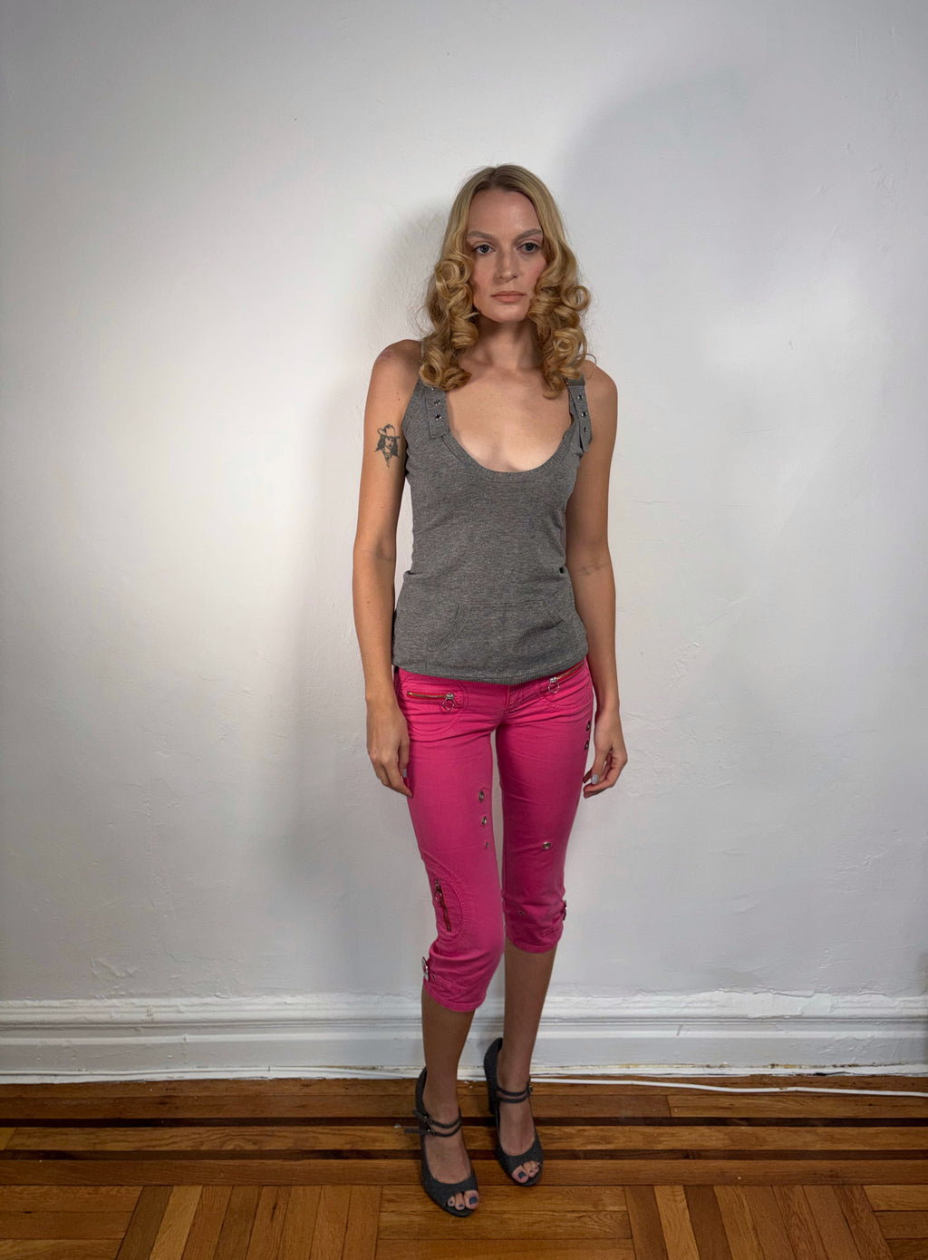 Hot Pink Moschino Capris