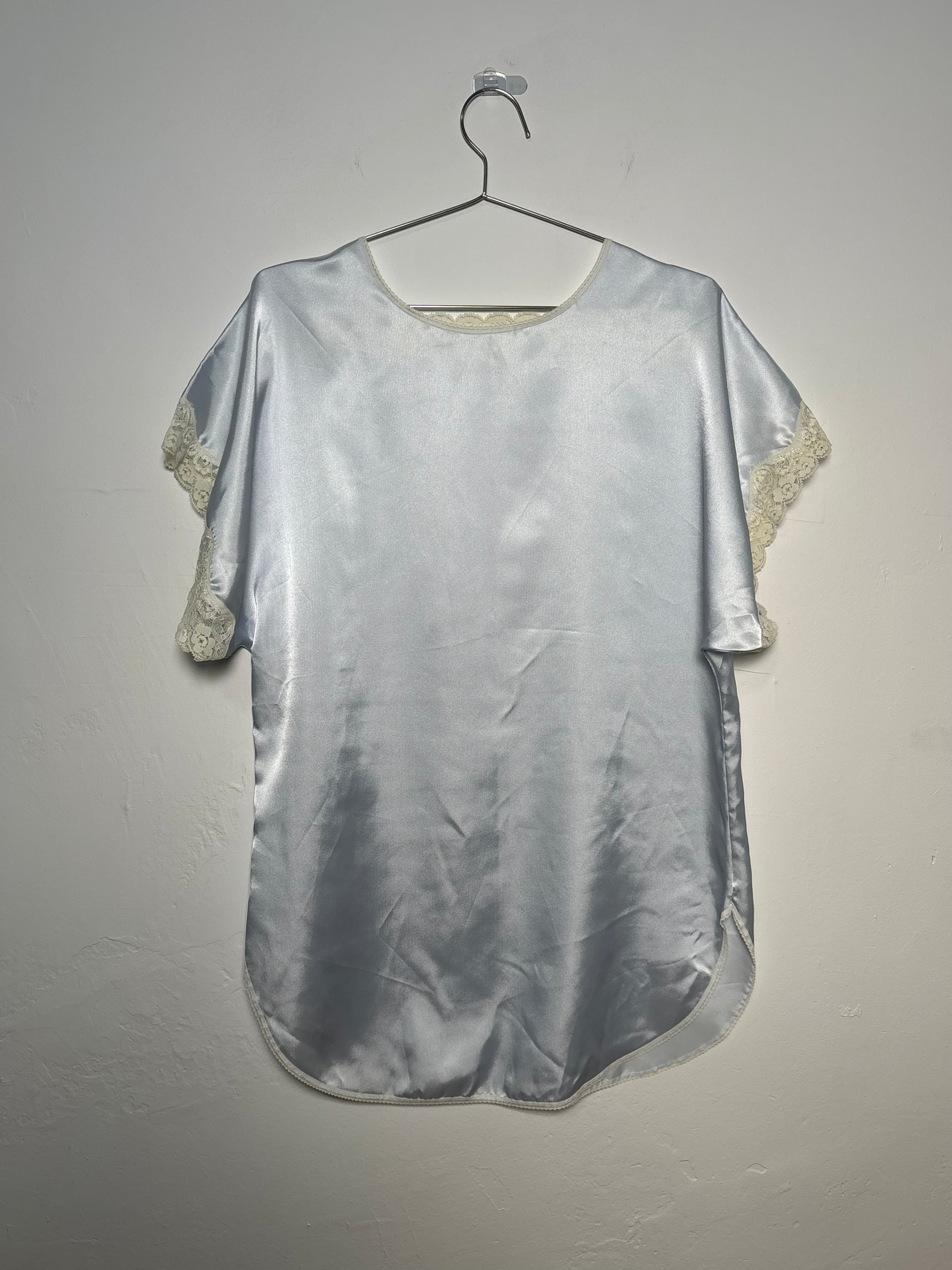 Vintage Light Blue Slip Dress