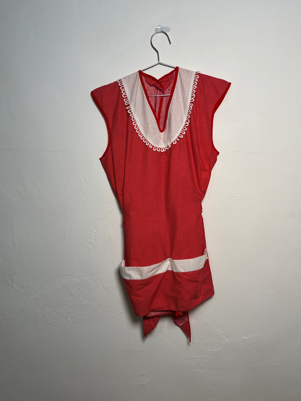 Vintage Polka-Dot Apron