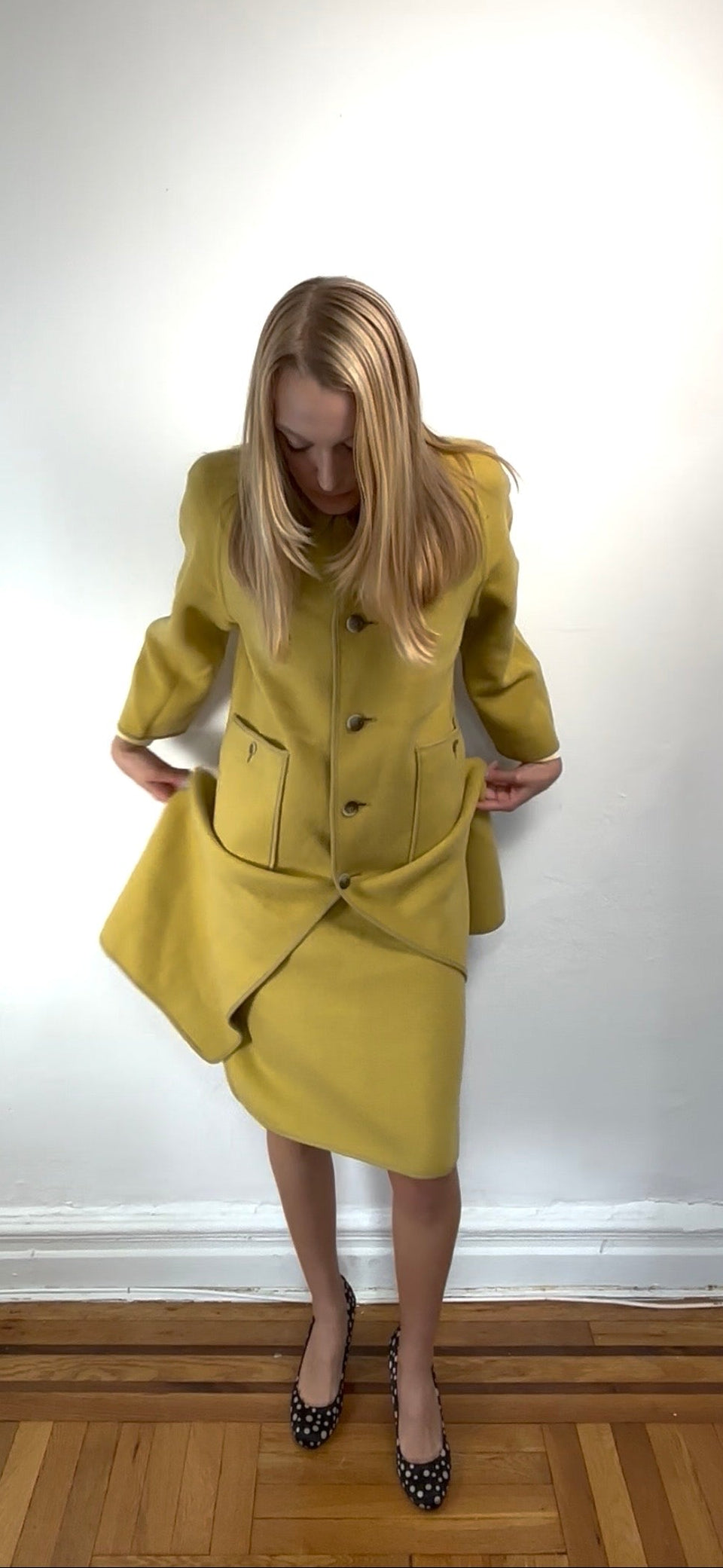 70's Japanese Jacket and Skirt Set